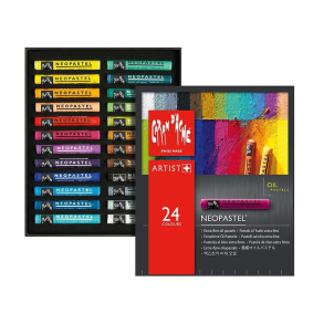  Caran d'Ache Neopastel oliepastel st 24 i ske 