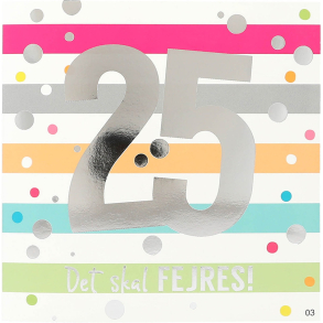 Kort med musik, 25, Det skal fejres!