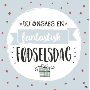 Kort med musik, Du nskes en fantastisk fdselsdag