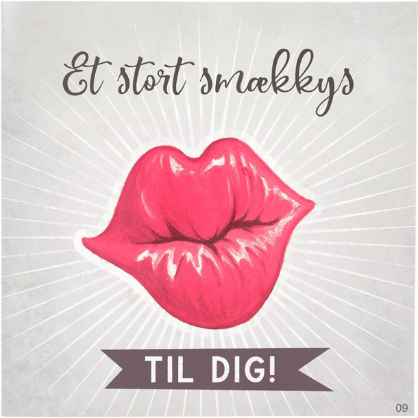 Kort med musik, Et stort smkkys til dig