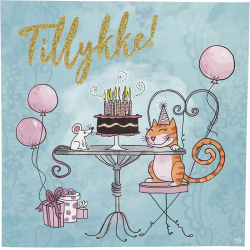 Kort med musik, Tillykke