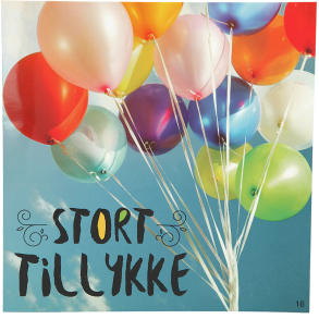 Kort med musik, Stort tillykke