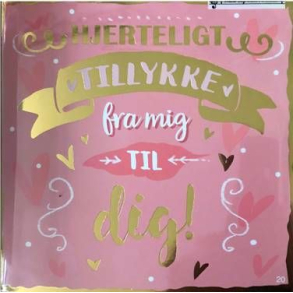 Kort med musik, Hjertelig tillykke fra mig til dig