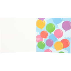 Kort med musik, Happy Birthday ballons