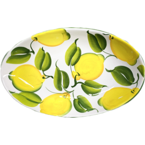 Citron fad ovalt 21x33,5cm