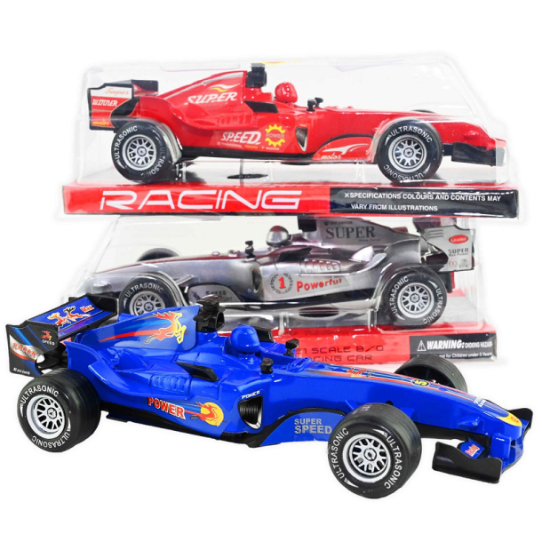 Racerbil med lyd, 21cm, slv