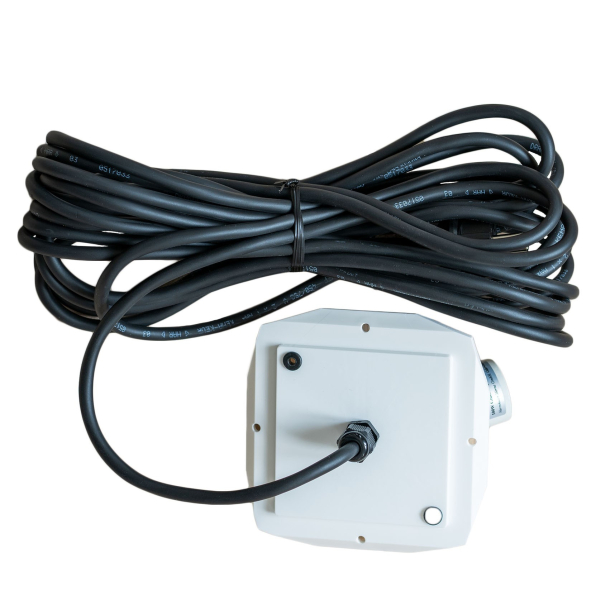 10 m sort ledning m/LED pre - til udendrs brug til 130 cm (Passer til hvid)