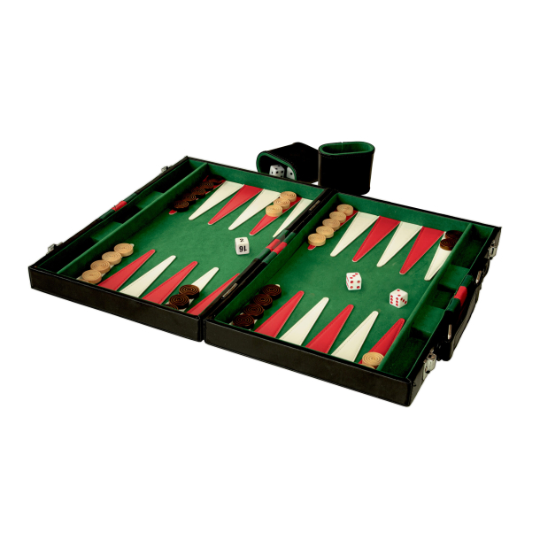 Backgammon Deluxe i kuffert