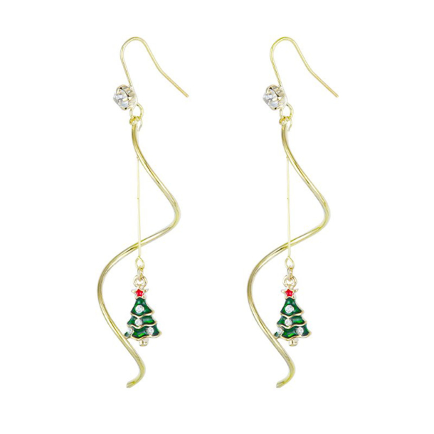 Snazzy Santa Jule�reringe Juletr� Spiral