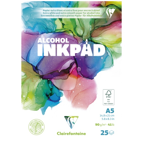CLAIREFONTAINE ALCOHOL INKPAD A5 25 90G