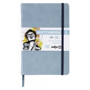 Darwi skitsebog 14x21cm, pastel bl�