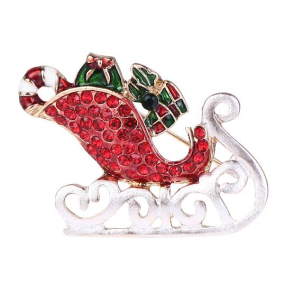 Snazzy Santa Broche Kane med pynt