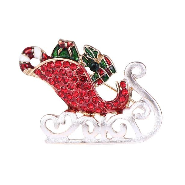 Snazzy Santa Broche Kane med pynt