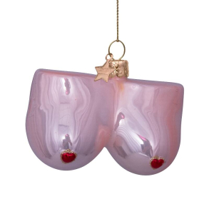 Julekugle - pink bryster