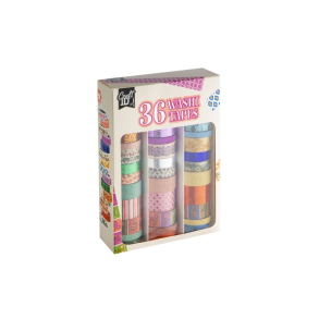 Washi tape, �ske med 36 ruller. Foil