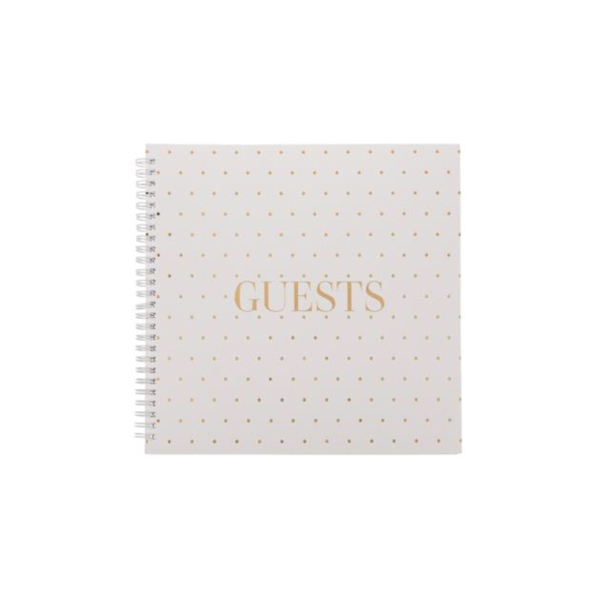 G�stebog Guest 24x24cm, 100 sider