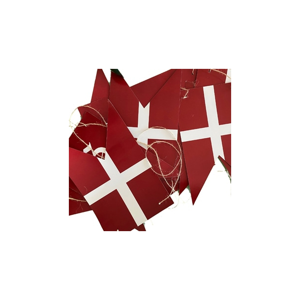 Flagguirlande, 150gr, 18 flag p snor 915 cm