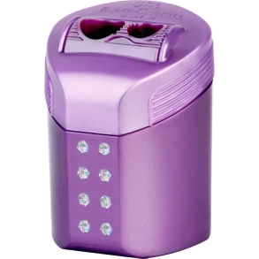 Faber Castell blyantspidser RollOn Sparkle, Lilla