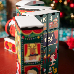 Legami julekalender med skrivebordsartikler fra Legami