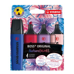 STABILO BOSS NatureCOLOR WILDFLOWER 4 STK.