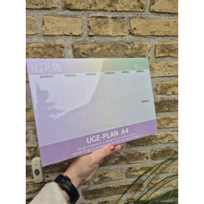 Ugeplan blok, A4