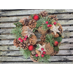 Julekrans, 25cm