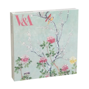 V&A kortmappe med 8 dobbeltkort inkl. kuvert, Chinese Blossom