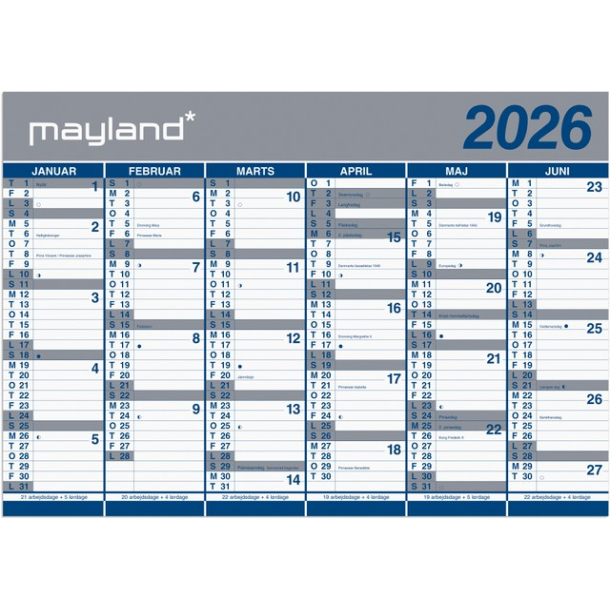 Kmpekalender 26 mdr. papir 2026 (i plastpose)