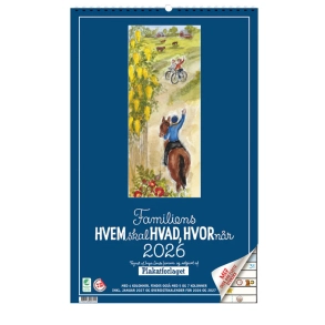 Familiens hvem skal hvad og hvornr 2026, lille - 4 kolonner