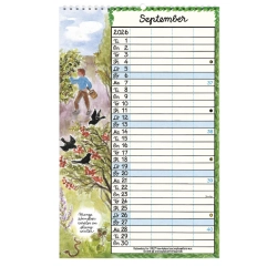 Familiens hvem skal hvad og hvornr 2026, lille - 4 kolonner