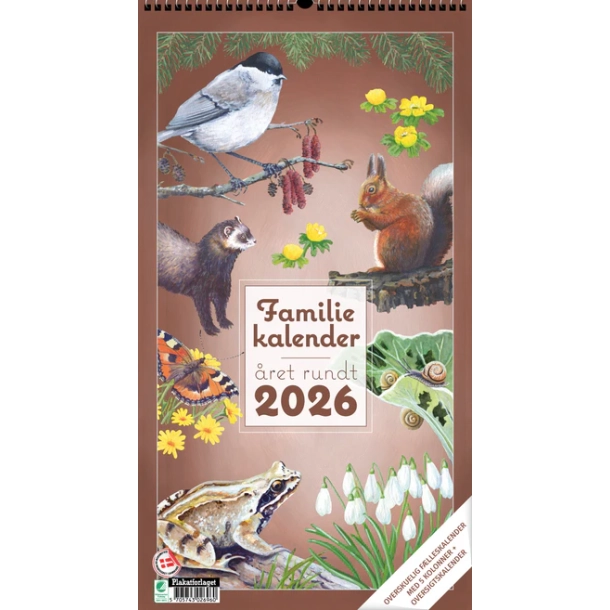 ret Rundt i Naturen 2026 familie kalender