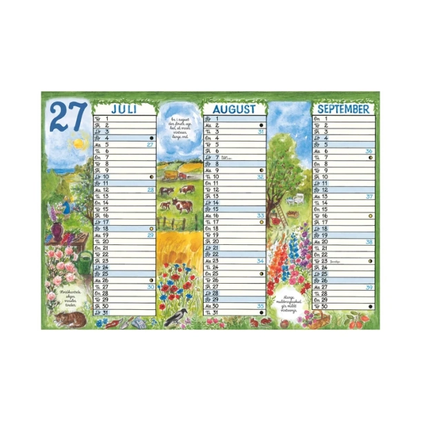 Plakatforlagets Gigantkalender 2027