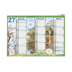 Plakatforlagets Gigantkalender 2027
