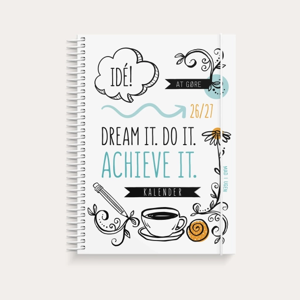 Studie Doodle I A5 ugekalender 2026/2027