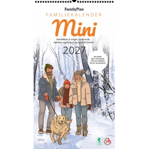 FamilyPlan Familiekalender MINI 2027 - 3-pers.