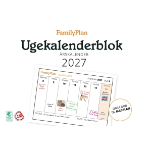 FamilyPlan BLOK UgeKalender 2027