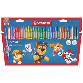 Stabilo Power Tuscher, 30 stk. Paw Patrol