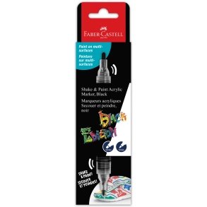 Faber Castell paint marker, duo tip, sort