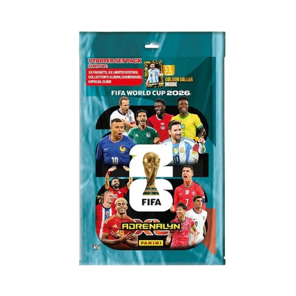 Panini FIFA World Cup 2026 AdrenalynXL Nordic Edition - Starter pakke 
