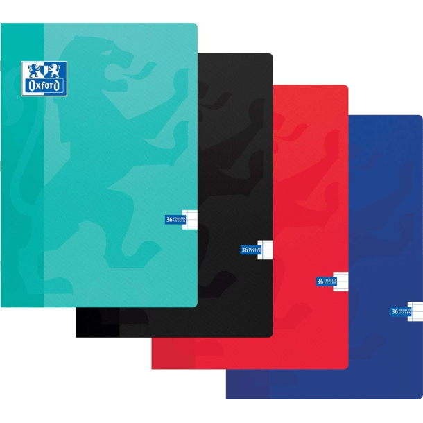 OXFORD kladdehfte, linieret, A4