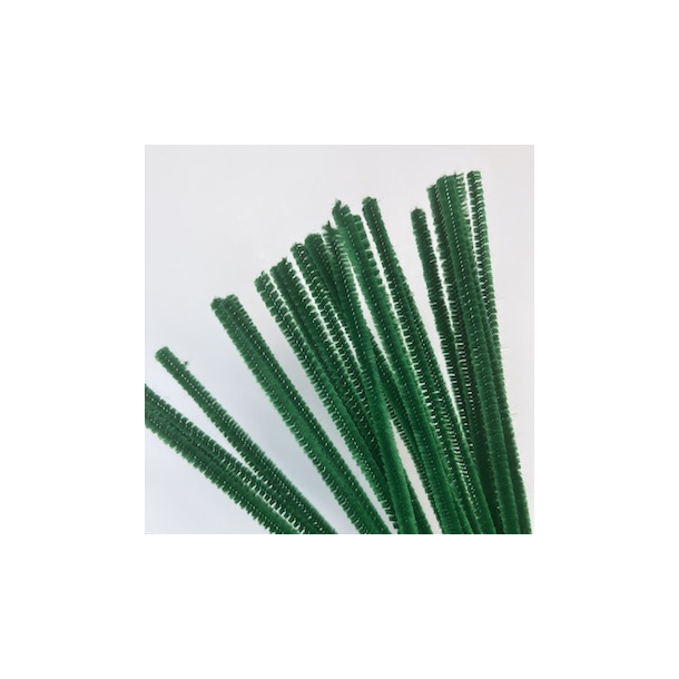  Chenille 6mm x 30cm grn