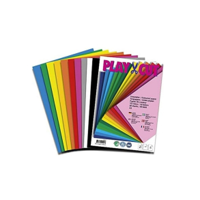PLAYCUT Karton A4 220g. 50 ark. ass.