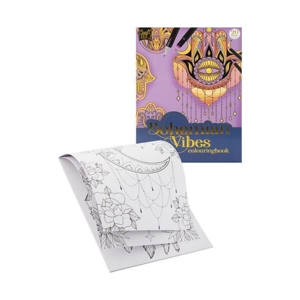 Malebog A4, 20 ark. 250g. 2 Bohemian Vibes