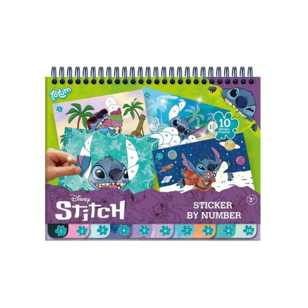 Sticker by Number blok - Stitch Design