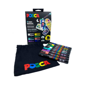 Posca Pouch Set PC-5M 8 stk