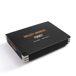 Leuchtturm1917 Bullet Journal Pocket, pack of 3, 10,5 x 15 cm, 46 nummererede sider, Black, dotted
