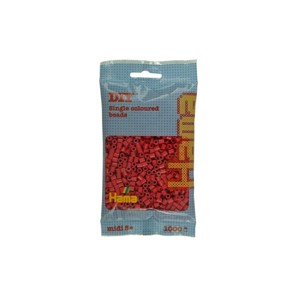 Hama midi perler 1000stk kirsebrrd
