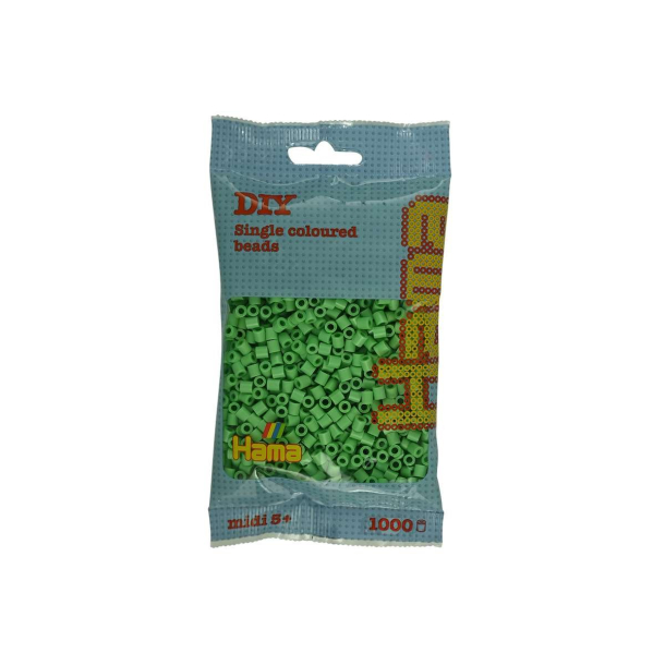 Hama midi perler 1000stk klar grn