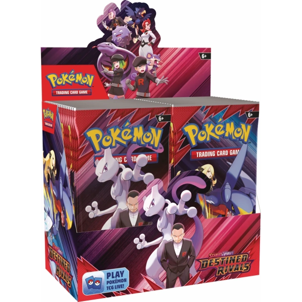Pokemon Scarlet &amp; Violet, Destined Rivals, Display med 36 booster pakker