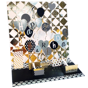 3D kort, Happy Birthday